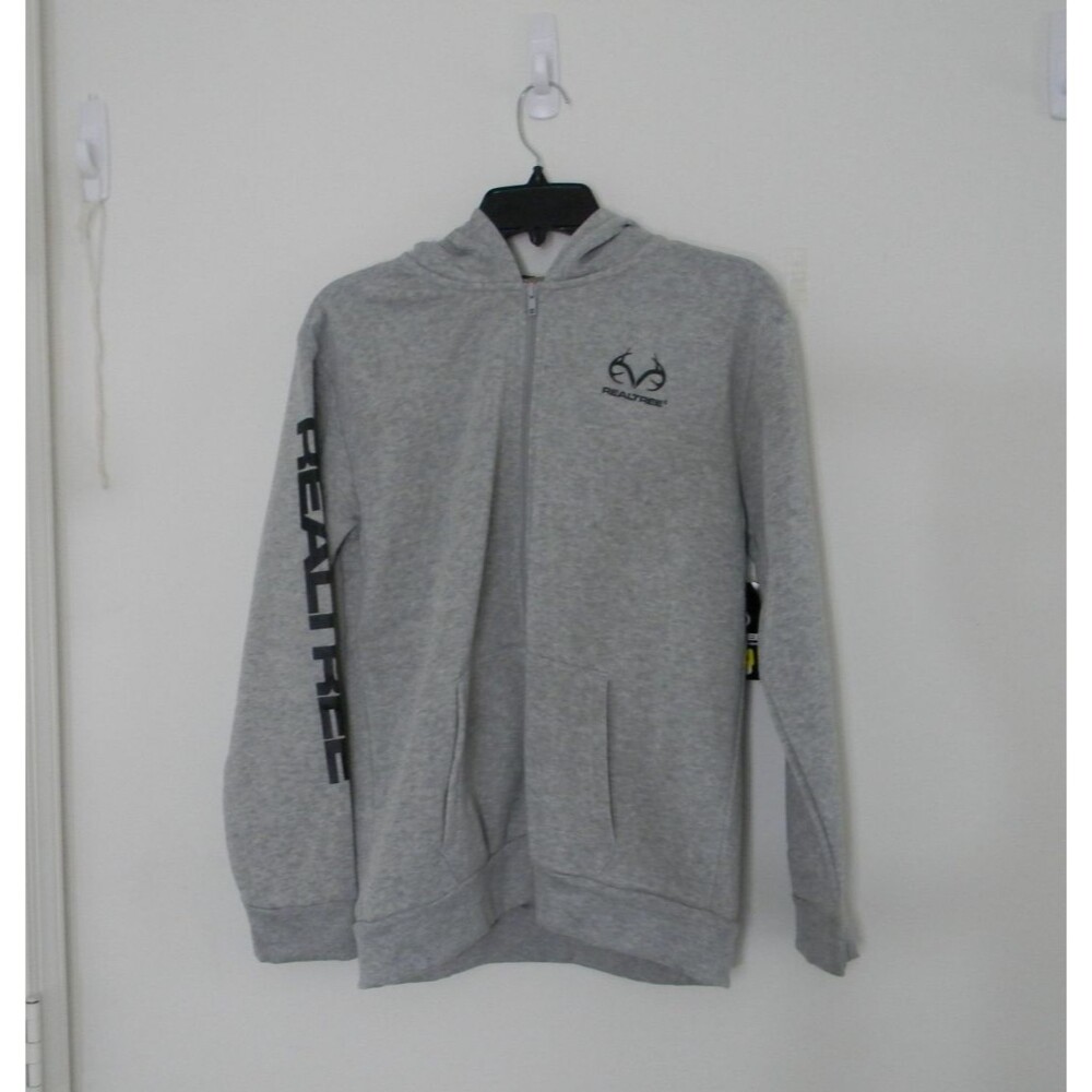 Realtree Full Zip Sweatshirt Hoodie Boys Large (14/16) Pockets NWT